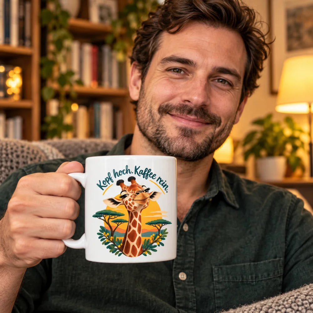 WS-Trend Afrika Tasse Keramik 330 ml mit Spruch 10 Motive als Geschenk - WS-Trend.de