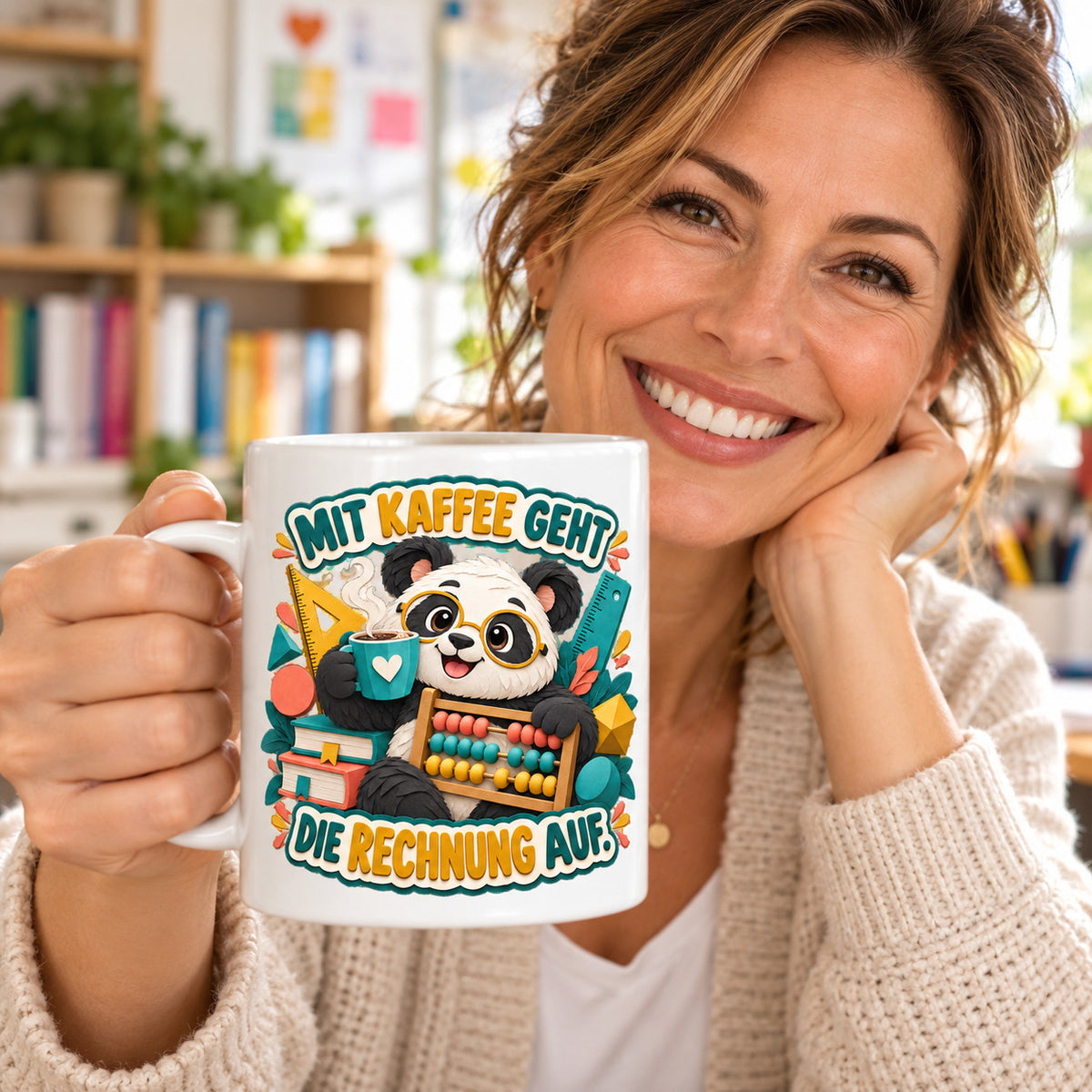 Lehrer Tasse Keramik 330 ml Geschenk Lehrerin Unterricht Spruch Kaffee