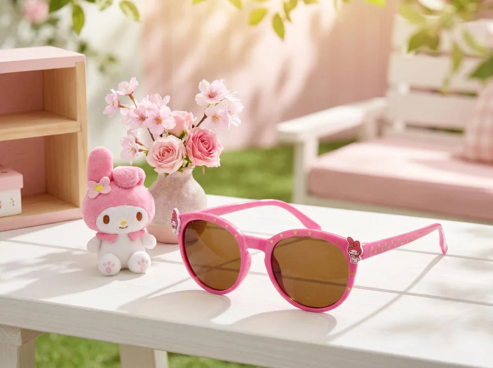 Hello Kitty Melody Kinder Basecap Baseball Kappe und Sonnenbrille Gr. 52-54 - WS-Trend.de