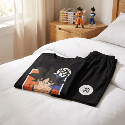 Anime Dragon Ball Goku Kinder Schlafanzug Pyjama Shirt Shorts Gr.116-152 - WS-Trend.de