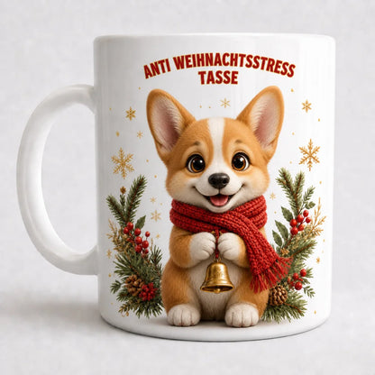 Anti Weihnachtsstress Weihnachten Tasse 325 ml – süße 3D-Tiere - WS-Trend.de