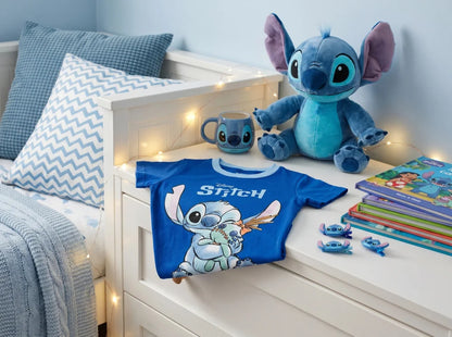 Disney Stitch Kinder Jungen T-Shirt Kurzarm Shirt Gr. 98 bis 128 Baumwolle - WS-Trend.de
