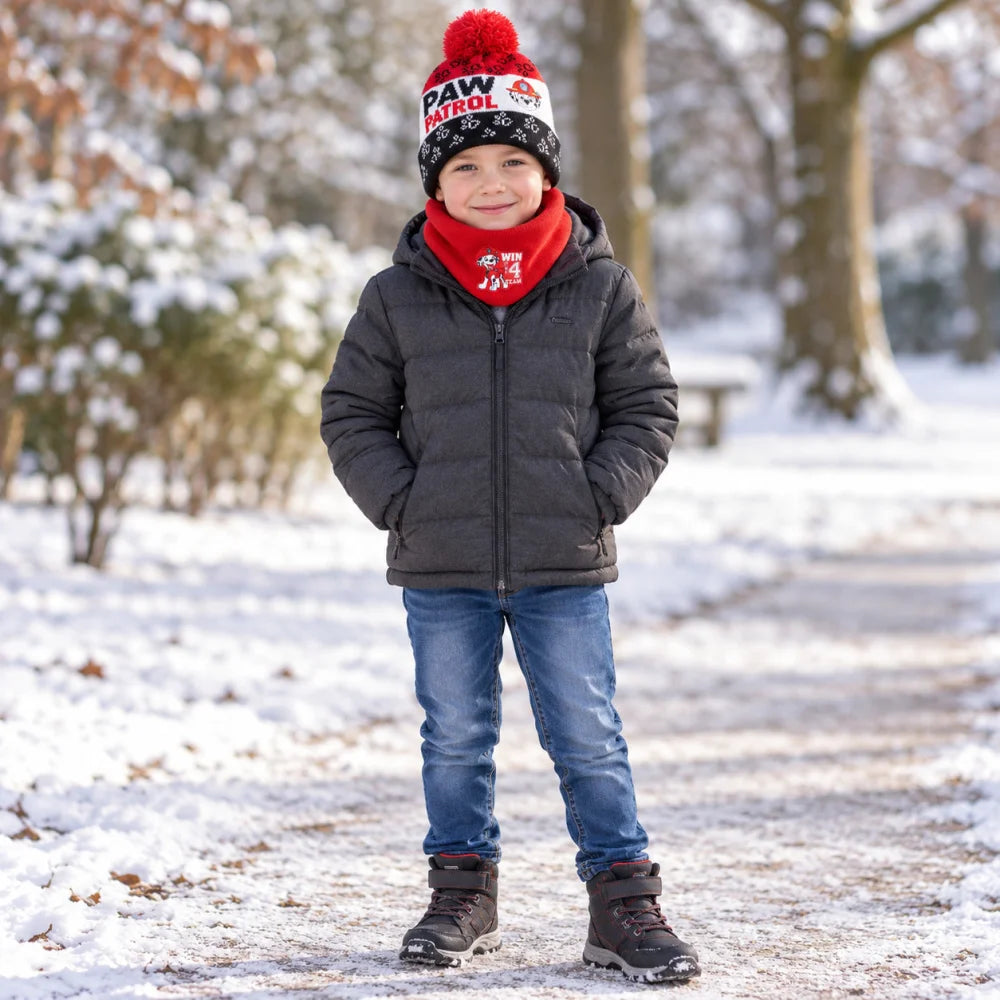 Paw Patrol Marshall Kinder 2tlg Set Winter Mütze plus Snood Gr.54 - WS-Trend.de