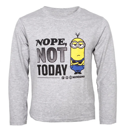 Print-Shirt Minions Die Kinder Jungen langarm Shirt Langarmshirt Gr. 104-134 - WS-Trend.de