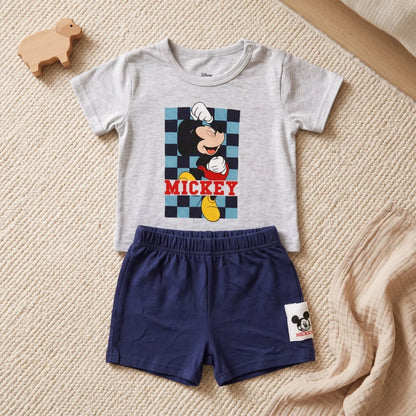 Disney Mickey Maus Baby kurzarm T-Shirt und Shorts Gr. 62 - 86 für Jungen - WS-Trend.de