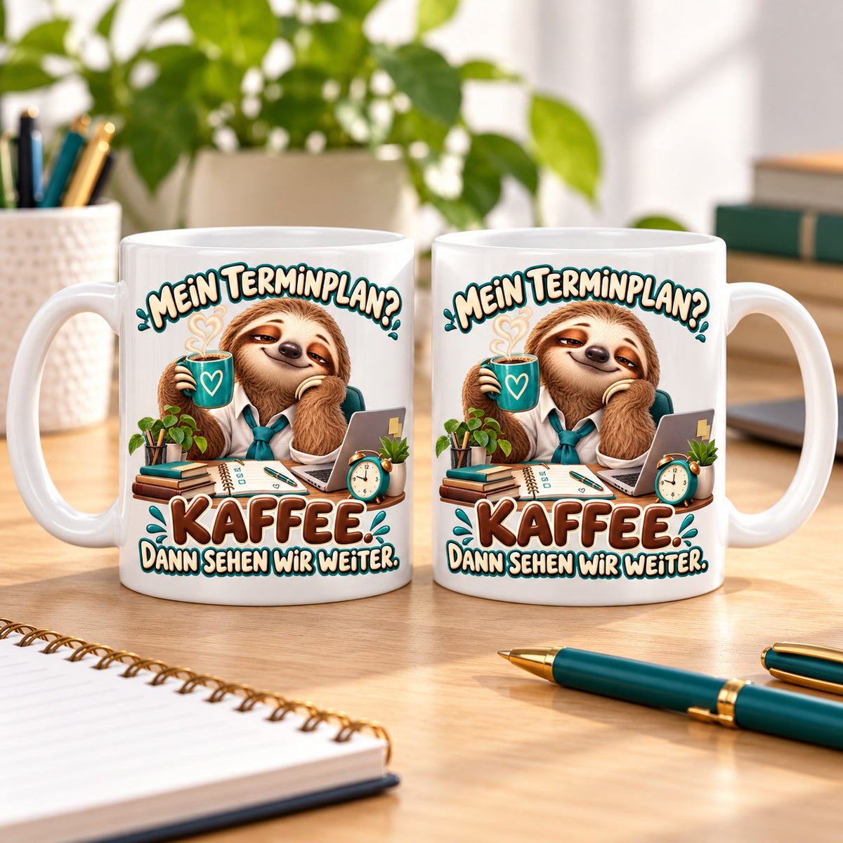 Büro Tasse Keramik 330 ml lustiger Spruch Geschenk Kollegen Homeoffice