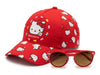 Hello Kitty Kinder Basecap Baseball Kappe und Sonnenbrille Gr. 52-54