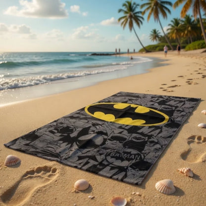 DC Comics Batman Badetuch Strandtuch Duschtuch XL 70x140 cm Fast Dry - WS-Trend.de