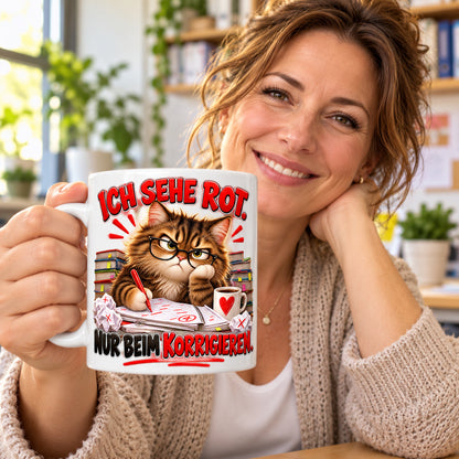 Lehrer Tasse Keramik 330 ml Geschenk Lehrerin Unterricht Spruch Kaffee