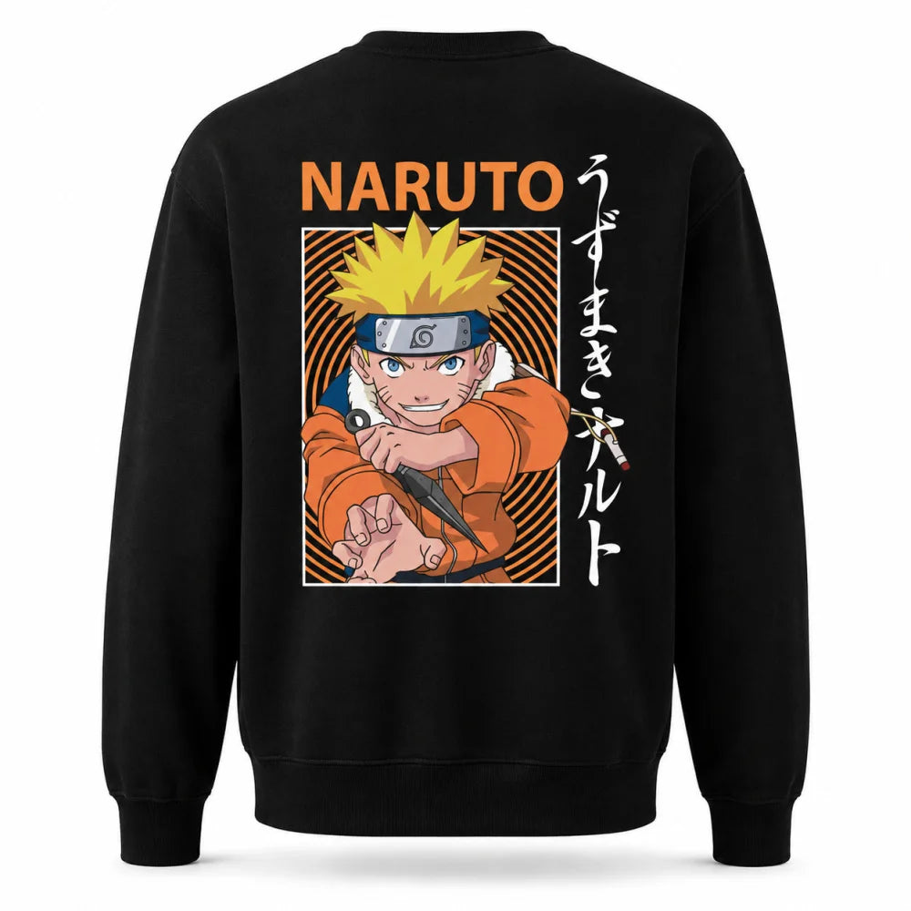 Anime Naruto Uzumaki Shippuden Herren Pullover Sweater Pulli Gr. M-XXL - WS-Trend.de