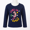 Print-Shirt Disney Disney Minnie Maus Kinder Mädchen Langarmshirt Shirt Gr. 98-128