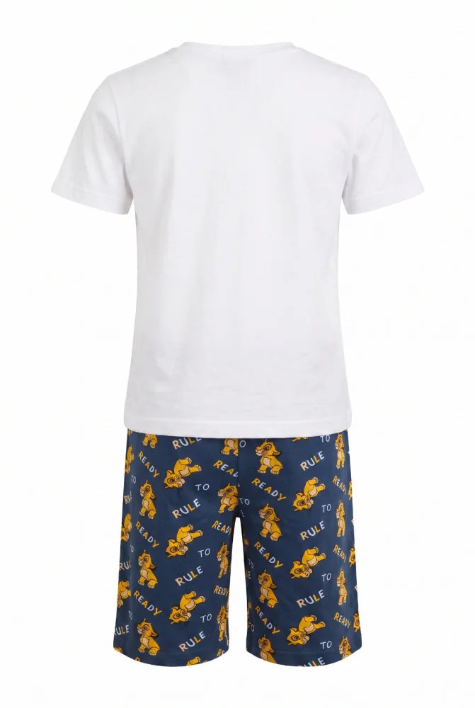 König der Löwen Simba Kinder Schlafanzug Pyjama kurzarm 98 -128 Baumwolle - WS-Trend.de