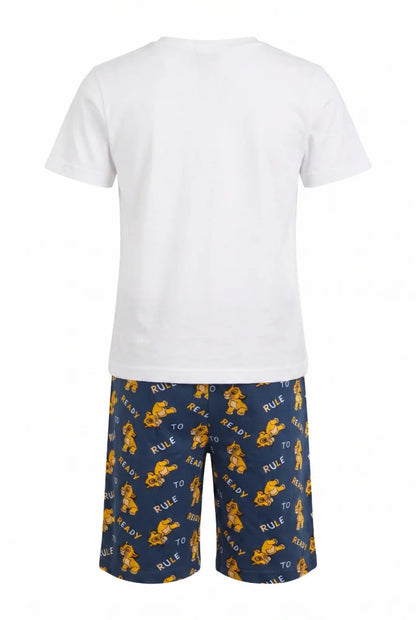 König der Löwen Simba Kinder Schlafanzug Pyjama kurzarm 98 -128 Baumwolle - WS-Trend.de