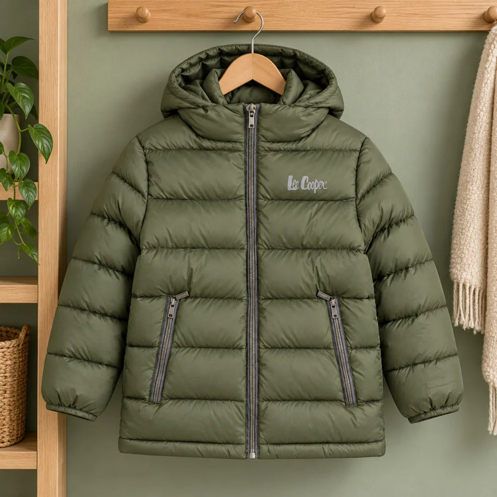 Lee Cooper Kinder Jungen Winterjacke Jacke mit Kapuze Parka Gr. 104-164 - WS-Trend.de