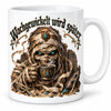 WS-Trend Mumienmorgen Horror Tasse Keramik 330 ml mit Motiv und Spruch
