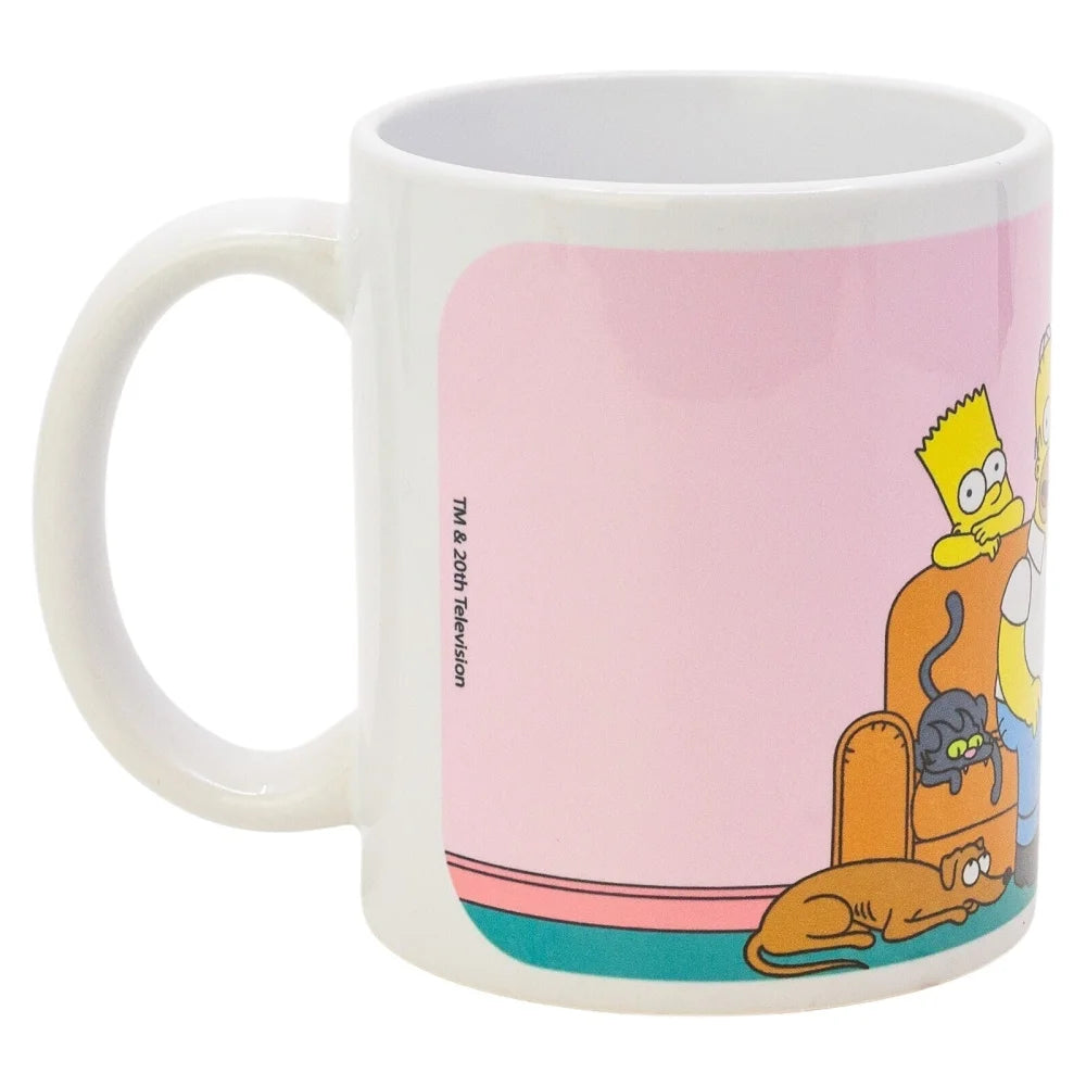 Die Simpsons Homer Bart Lisa Teetasse Tasse Kaffeetasse Geschenkidee 325 ml - WS-Trend.de