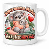 WS-Trend Koalamama Kaffeetasse Keramik 330 ml Mama Geschenk mit Spruch