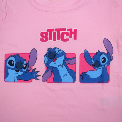 Disney Stitch Kinder Mädchen T-Shirt Kurzarm Shirt Gr. 98 bis 128 Baumwolle - WS-Trend.de