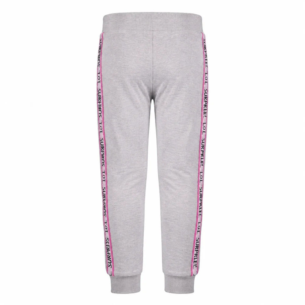 LOL Surprise Kinder Jogginghose Hose Freizeithose Mädchen Grau Rosa Gr. 104-110 - WS-Trend.de