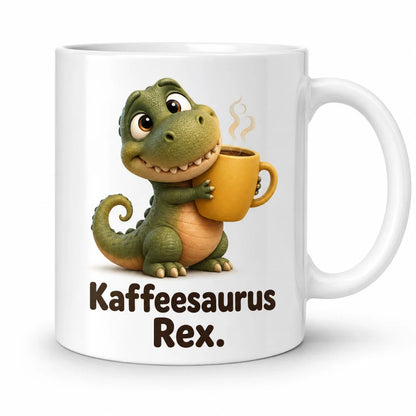 Kaffeesaurus Tasse - humorvolles Geschenk - 330 ml beidseitig bedruckt - WS-Trend.de