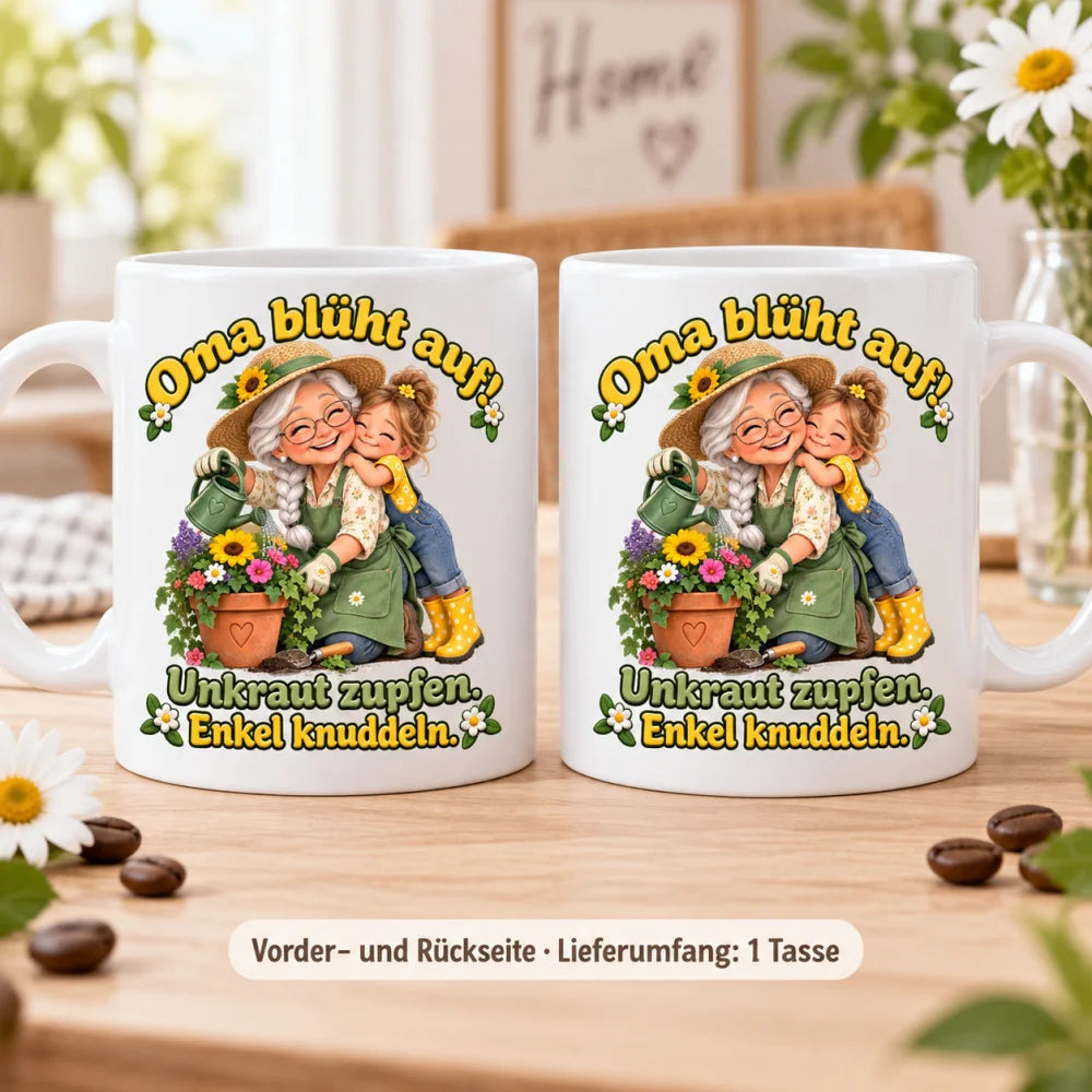WS-Trend Gartenoma Kaffeetasse 330 ml Oma Geschenk mit lustigem Spruch - WS-Trend.de