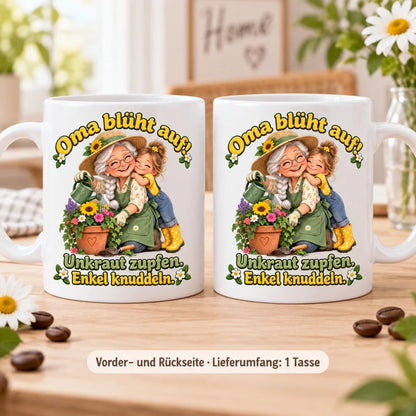 WS-Trend Gartenoma Kaffeetasse 330 ml Oma Geschenk mit lustigem Spruch - WS-Trend.de