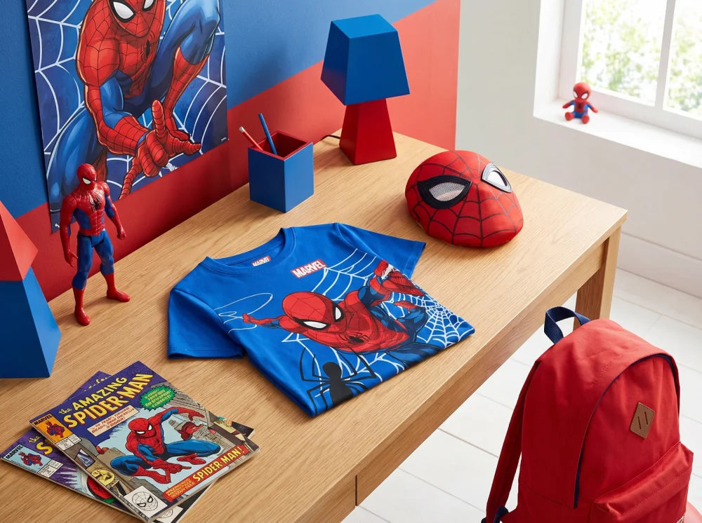 Marvel Spiderman Kinder Jungen T-Shirt Kurzarm Shirt Gr. 98 bis 128 Baumwolle - WS-Trend.de