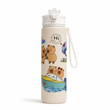 Capibara Capybara Sportflasche Wasserflasche Trinkflasche Flasche 800 ml - WS-Trend.de