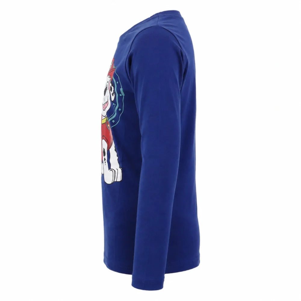 Paw Patrol Jungen Kinder langarm Shirt Marshall 100% Baumwolle - WS-Trend.de