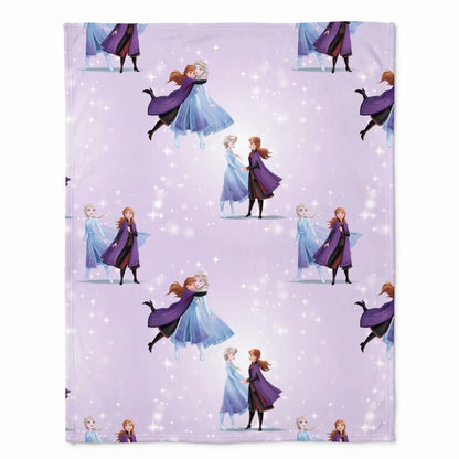 Disney Die Eiskönigin Flanell-Kuscheldecke 110x150 cm Elsa Anna - WS-Trend.de