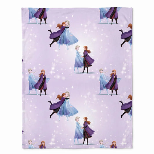 Disney Die Eiskönigin Flanell-Kuscheldecke 110x150 cm Elsa Anna - WS-Trend.de