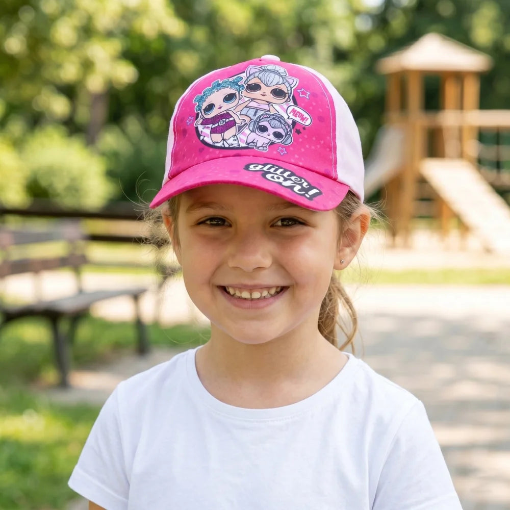 LOL Surprise Glitter ON! Kinder Mädchen Basecap Gr. 52 bis 54 - WS-Trend.de