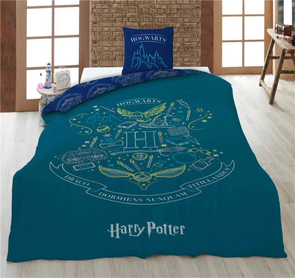 Harry Potter Kinder Bettwäsche Mikrofaser 2tlg Set 135/140x200 Garnitur Bezug - WS-Trend.de