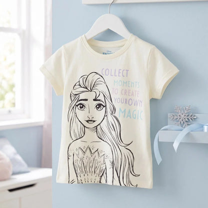 Disney Eiskönigin T-Shirt Kinder Mädchen Top Elsa Gr. 104 - 134 - WS-Trend.de