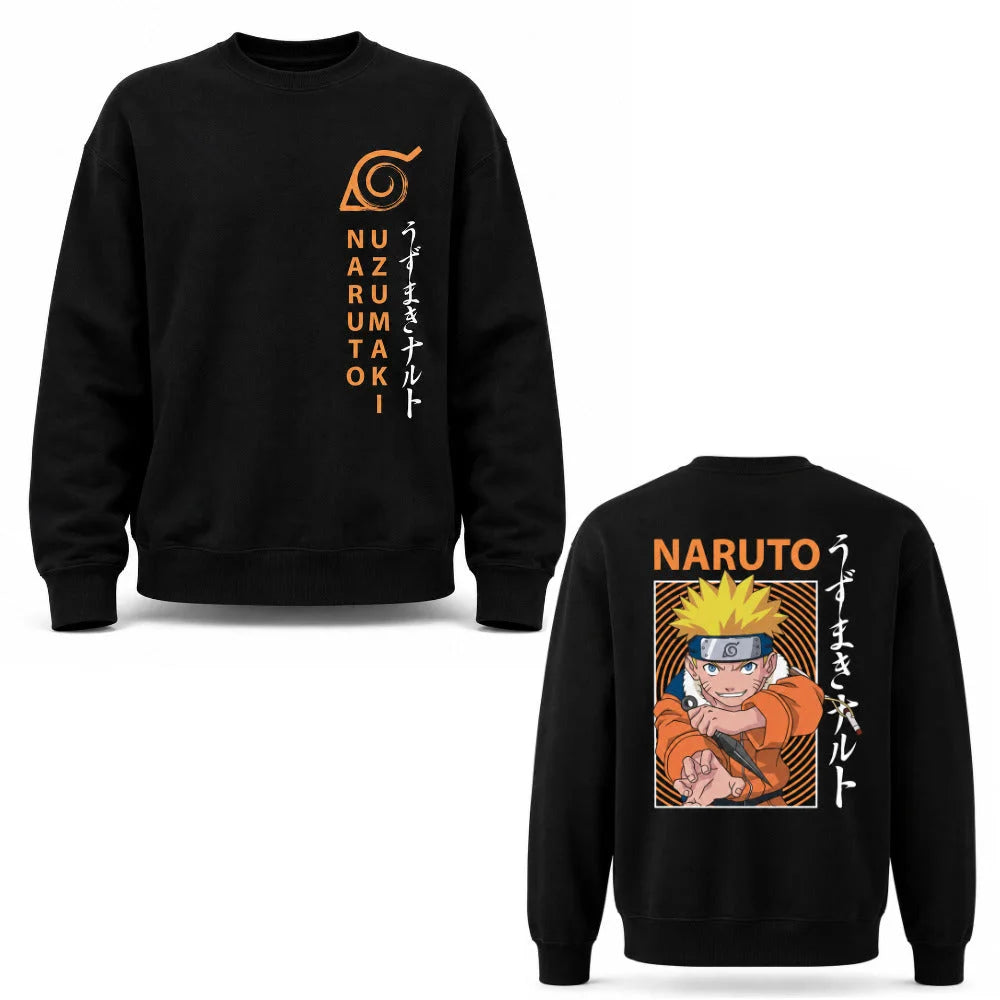 Anime Naruto Uzumaki Shippuden Herren Pullover Sweater Pulli Gr. M-XXL - WS-Trend.de