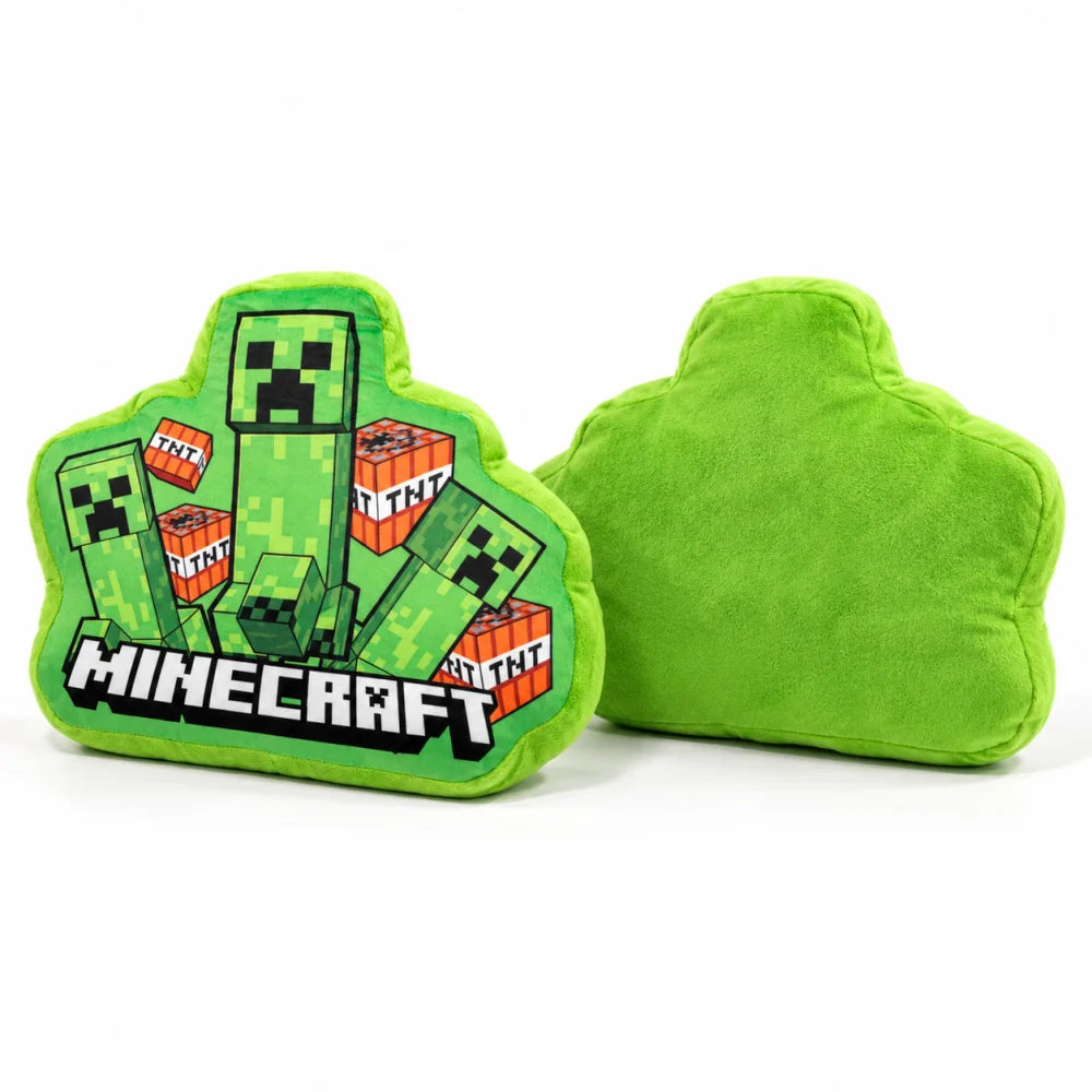 Minecraft Creeper und TNT 3D-Formkissen 35x30x5 cm - WS-Trend.de