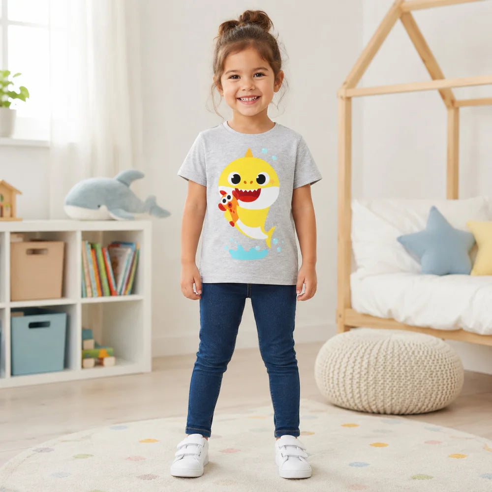 Baby Shark Hai Kinder Jungen kurzarm T-Shirt Shirt Gr. 98 - WS-Trend.de