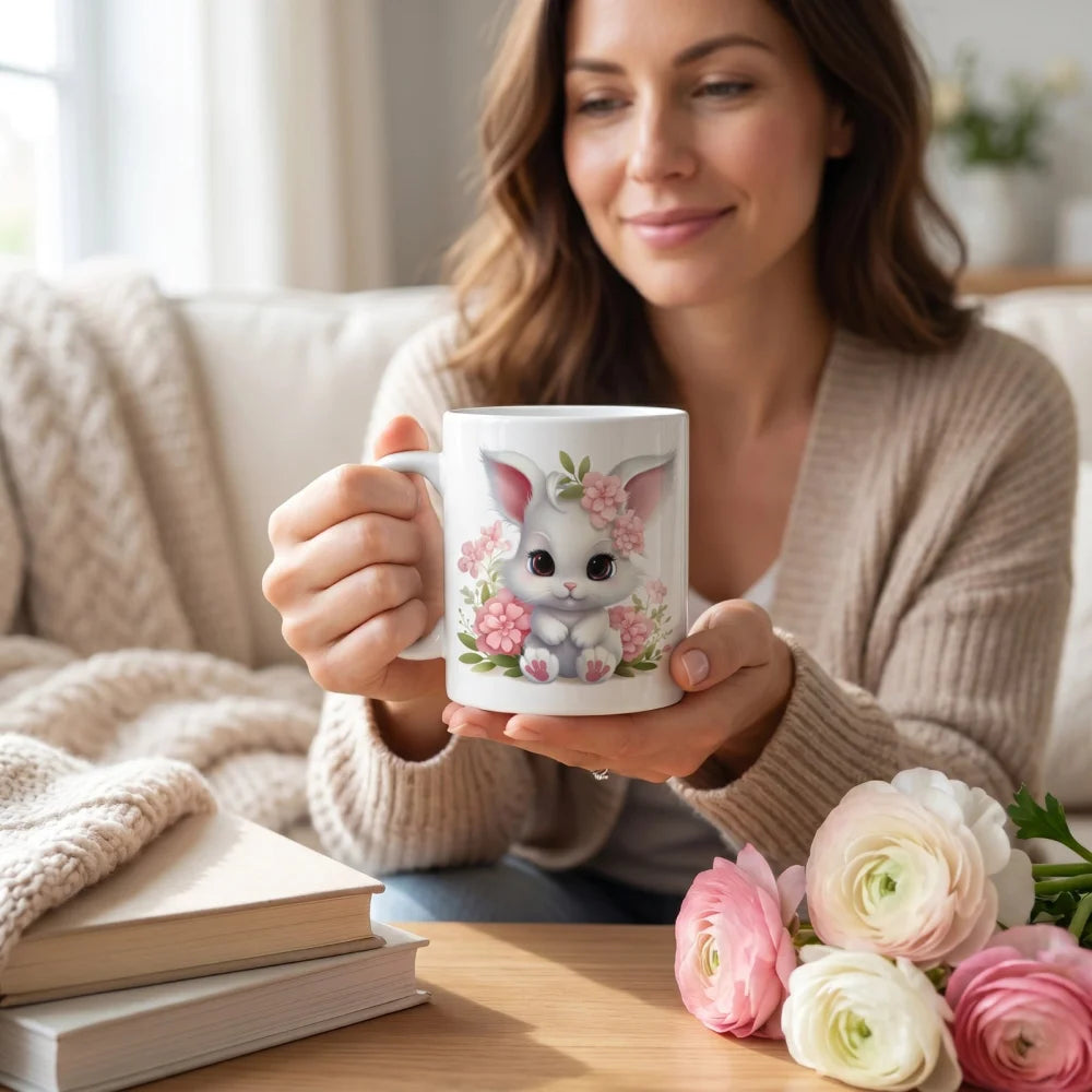 Tasse WS-Trend Süßer Hase Häschen Kaffeetasse Teetasse - WS-Trend.de