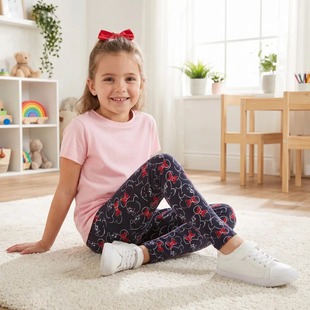 Disney Minnie Maus Mädchen Kinder Leggings Gr. 104-134 - WS-Trend.de