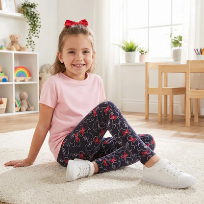 Disney Minnie Maus Mädchen Kinder Leggings Gr. 104-134 - WS-Trend.de