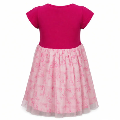 Barbie and Freinds Kinder Mädchen Sommerkleid Kleid Gr 98-128 Baumwolle - WS-Trend.de
