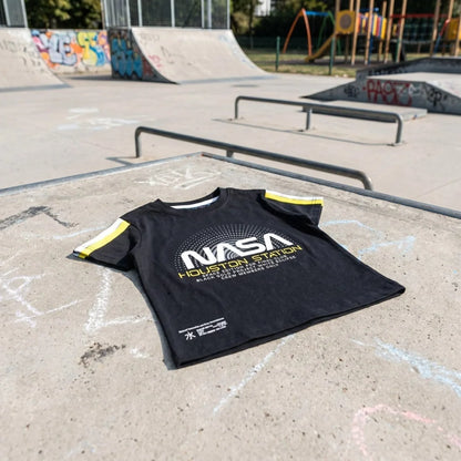 NASA Space Center Kinder Jungen kurzarm T-Shirt Shirt 104-128 100% Baumwolle - WS-Trend.de