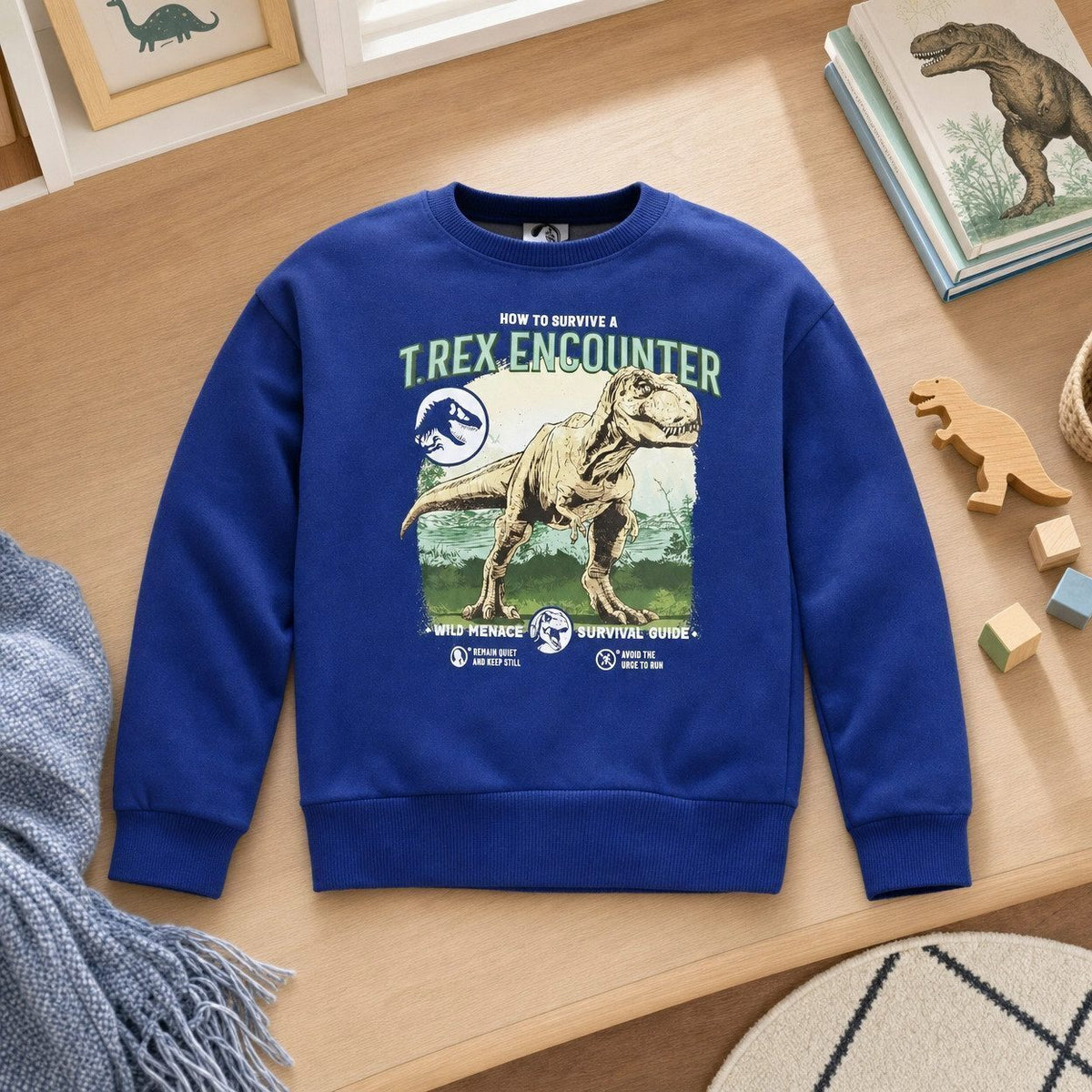 Sweater Jurassic World Jurassic World Kinder Pullover Jungen Dinos Pulli Gr. 104