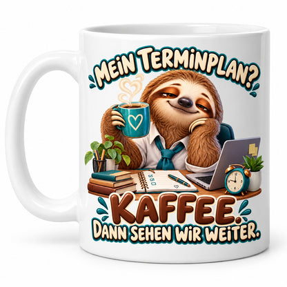 Büro Tasse Keramik 330 ml lustiger Spruch Geschenk Kollegen Homeoffice