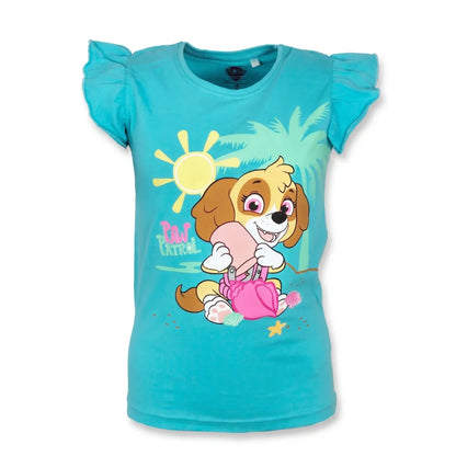 Paw Patrol Skye Kinder Mädchen kurzarm T-Shirt Shirt Gr 92 -128 Baumwolle - WS-Trend.de
