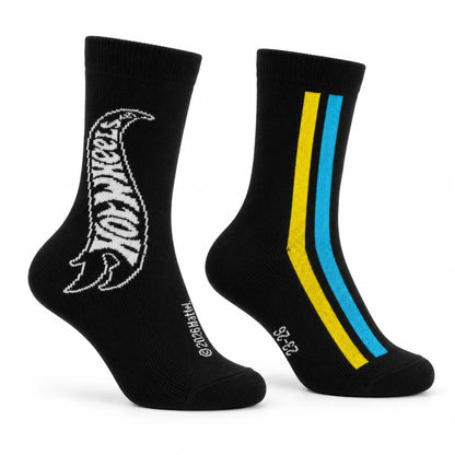 Hot Wheels Kindersocken 2 Paar Rot/Schwarz Größen 23–34 - WS-Trend.de
