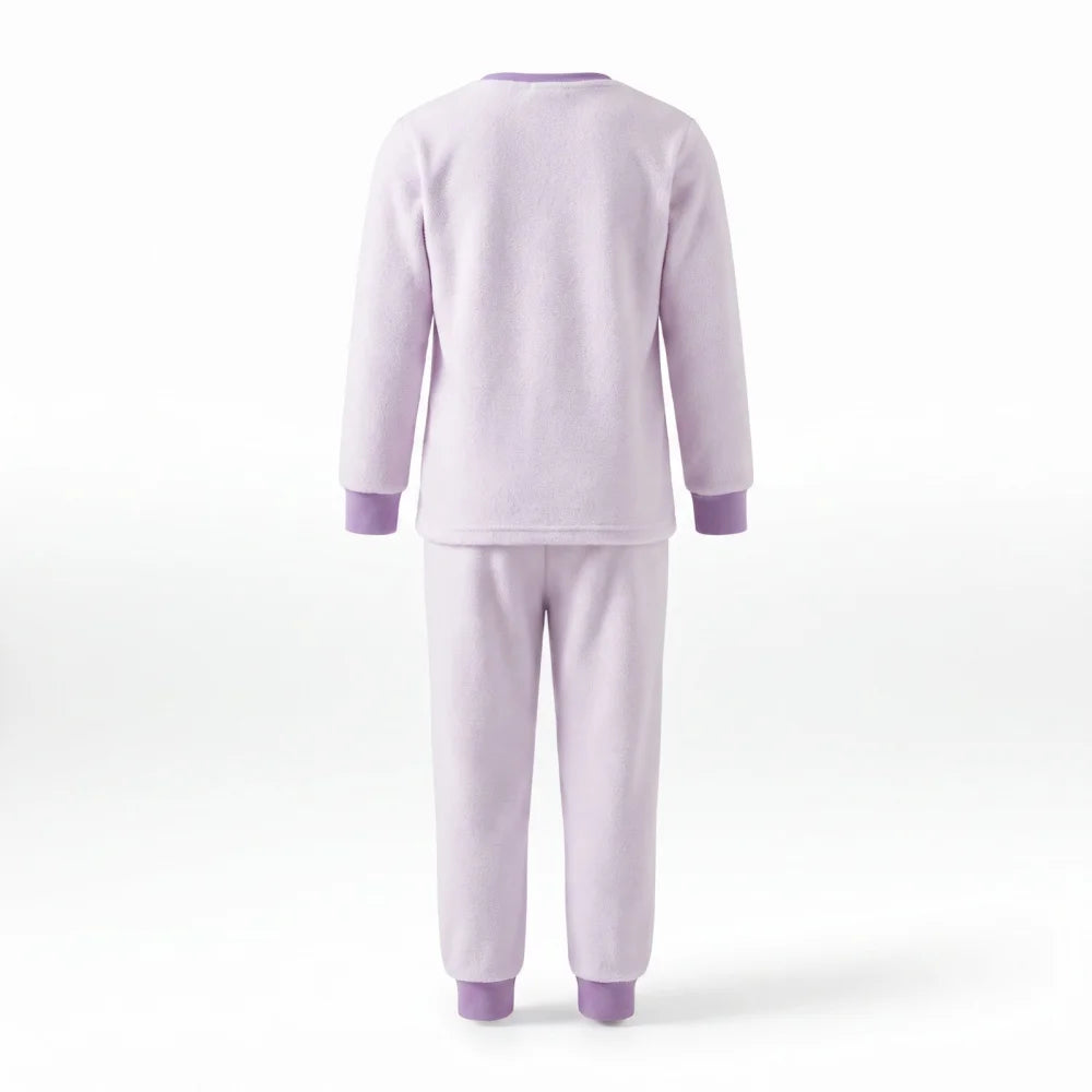 Schlafanzug Disney Die Eiskönigin Kinder Mädchen Coral Fleece Pyjama - WS-Trend.de