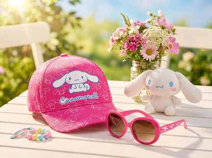 Hello Kitty Cinnamoroll Kinder Basecap Baseball Kappe und Sonnenbrille Gr. 52-54 - WS-Trend.de