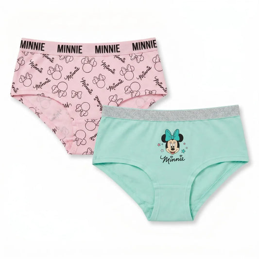Disney Minnie Maus 2er Pack Slips Kinder Mädchen Unterwäsche Gr. 92-128 - WS-Trend.de