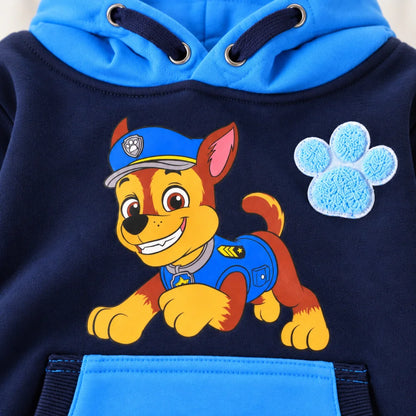 PAW Patrol Chase Kinder-Hoodie mit Kapuze Hellblau oder Dunkelblau 92–128 - WS-Trend.de